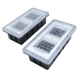 Inbouwspot met zonnepaneel (set van 2) - 